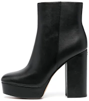 (Women) Coach Polished Leather Platform High Heel Ankle Boots 'Black' CE300_BLK (Women) Coach Polished Leather Platform High Heel Ankle Boots 'Black' CE300_BLK