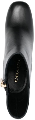 (Women) Coach Polished Leather Platform High Heel Ankle Boots 'Black' CE300_BLK Lookbook (Women) Coach Polished Leather Platform High Heel Ankle Boots 'Black' CE300_BLK