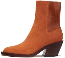 (Women) Coach Prestyn 'Brown Slip-On Bootie' CN137_BAR (Women) Coach Prestyn 'Brown Slip-On Bootie' CN137_BAR