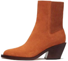 (Women) Coach Prestyn 'Brown Slip-On Bootie' CN137_BAR (Women) Coach Prestyn 'Brown Slip-On Bootie' CN137_BAR