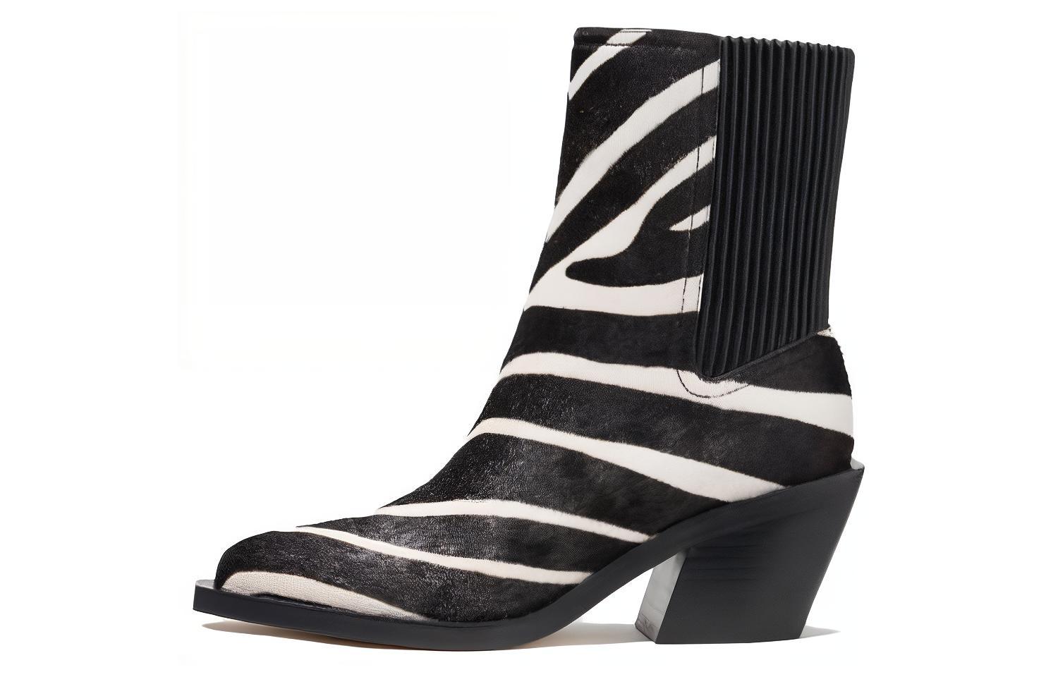 (W) Coach Prestyn Bootie 'Black and White'