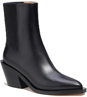 COACH蔻馳 prestyn 皮革 尖頭套筒 短靴 女款 黑色 Order COACH蔻馳 prestyn 皮革 尖頭套筒 短靴 女款 黑色