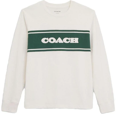 (W) Coach 拼接色塊標誌印花套頭長袖衛衣 CE420-RED 1