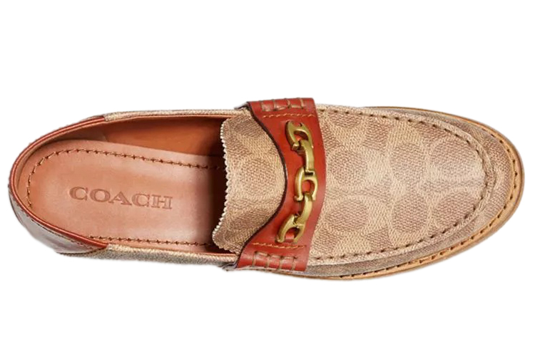 (W) Coach Putnam Loafer 'Signature Canvas Brown' 圖 4
