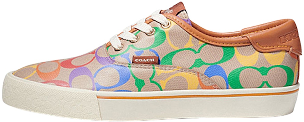 (W) COACH Baskets basses mode arc-en-ciel CA854-L38 Buy (W) COACH Baskets basses mode arc-en-ciel CA854-L38
