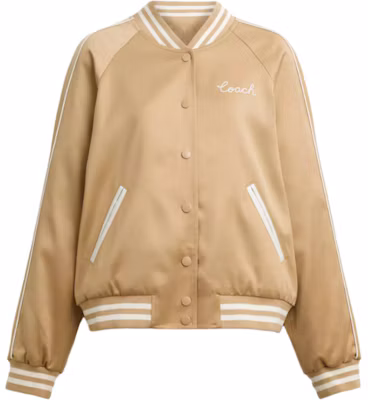 (W) Coach Jaket Baseball Raglan Berjalur Boleh Balik - Khaki Cerah CAH06-BEI Buy (W) Coach Jaket Baseball Raglan Berjalur Boleh Balik - Khaki Cerah CAH06-BEI