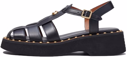 (Women) Coach Roman Sandals 'Fashion Comfort Black' CK033_BLK (Women) Coach Roman Sandals 'Fashion Comfort Black' CK033_BLK
