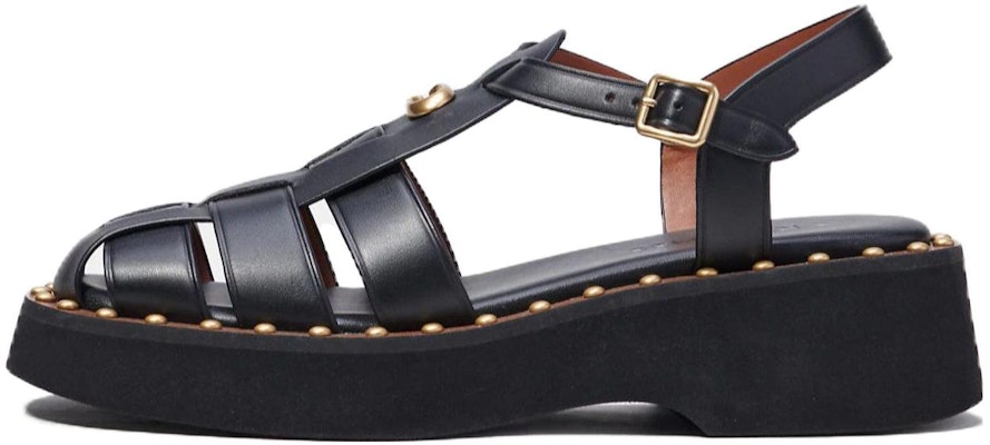 (Women) Coach Roman Sandals 'Fashion Comfort Black' CK033_BLK Buy (Women) Coach Roman Sandals 'Fashion Comfort Black' CK033_BLK