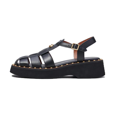 (W) Coach Roman Sandals 'Fashion CMFT Black'
