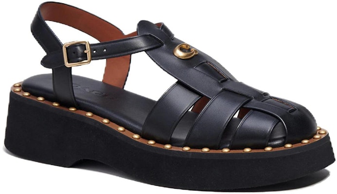 (Women) Coach Roman Sandals 'Fashion Comfort Black' CK033_BLK Order (Women) Coach Roman Sandals 'Fashion Comfort Black' CK033_BLK