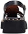 (W) Sandal Coach Roman 'Hitam Fesyen Selesa' CK033_BLK