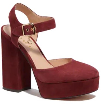 (W) Coach Round Toe Gesper Chunky Heel 'Wine Red' CE296_WIN Order (W) Coach Round Toe Gesper Chunky Heel 'Wine Red' CE296_WIN