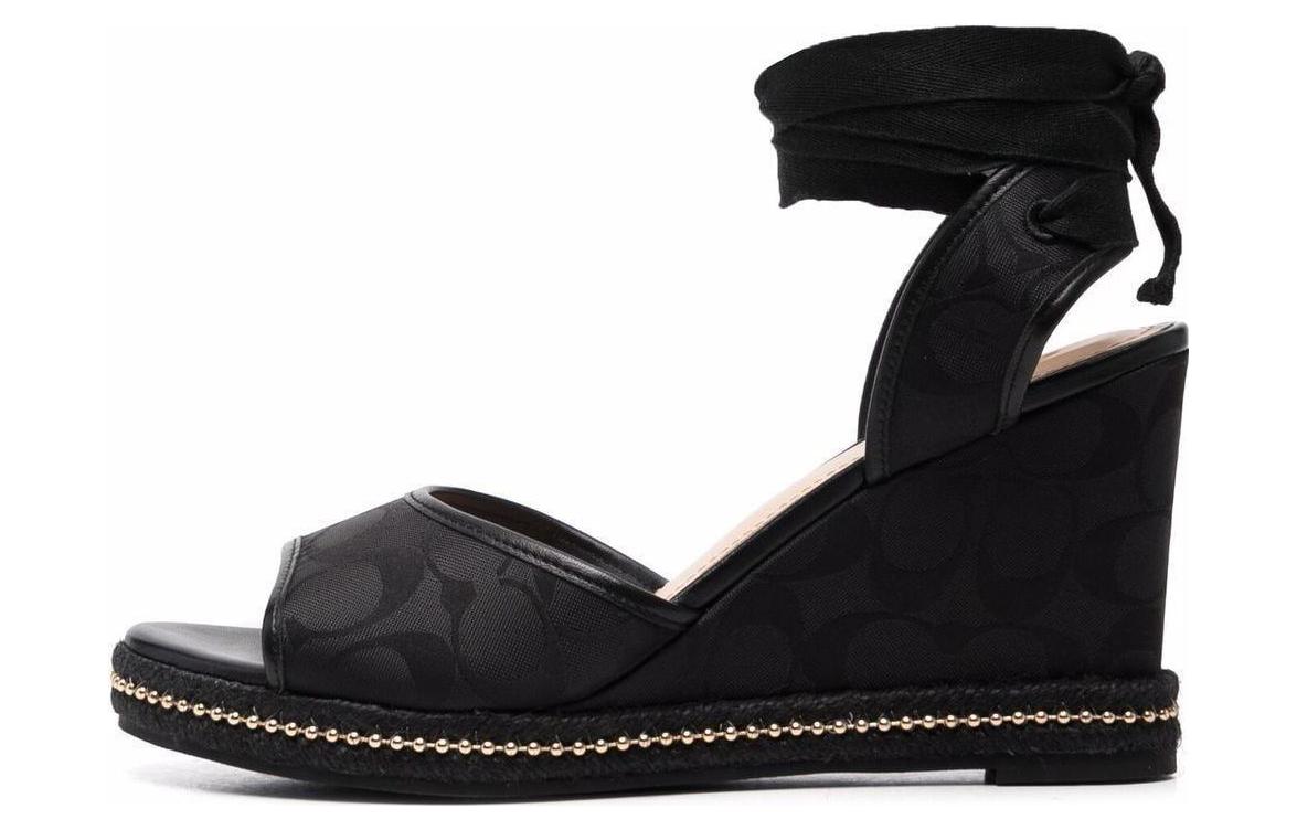 (W) Coach Sandal 'Wraparound Self-Tie'