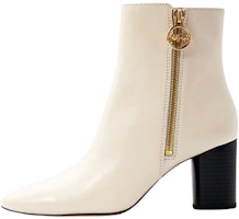 (Women) Coach Short Boot 'Fashion Zip White' G5303_CHK (Women) Coach Short Boot 'Fashion Zip White' G5303_CHK