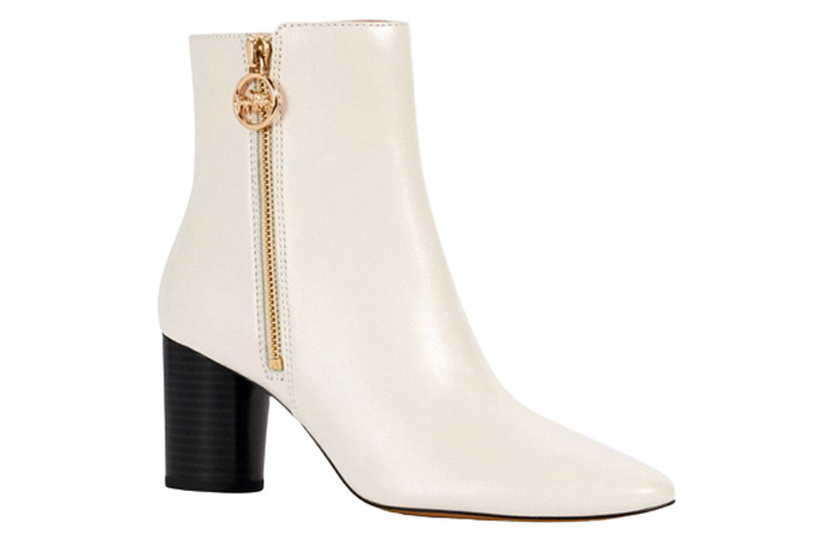 (W) Coach Short Boot 'Fashion Zip White' 圖 2