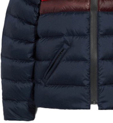 (Women) COACH Short Colorblock Puffer Jacket with Hood Winter Deep Blue. 4524-A8Z Sizing (Women) COACH Short Colorblock Puffer Jacket with Hood Winter Deep Blue. 4524-A8Z