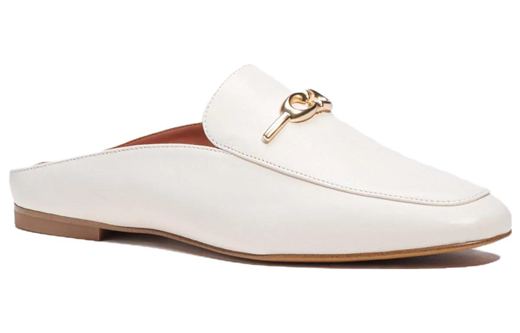 (W) Coach Sienna Slide 'White Leather' 圖 3