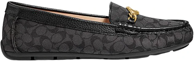 Purchase (W) Coach Signature Jacquard Flat ''Nero'' G4752_BLK