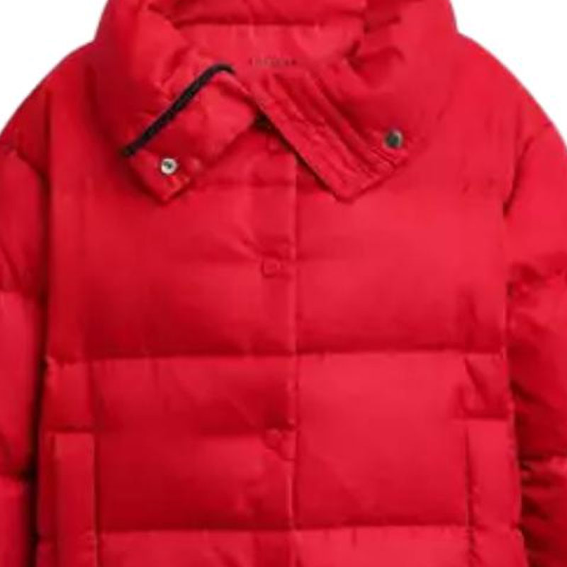 Details for (Women) COACH Signature Jacquard Recycled Polyamide Short Puffer Jacket Women Red CV411-RED