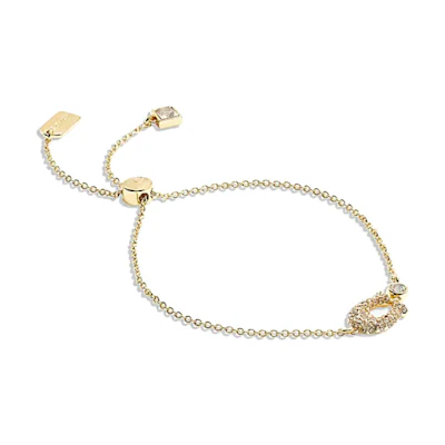 (Women) COACH Signature Pave Slider Bracelet for Women - Gold. CJ717-PNM