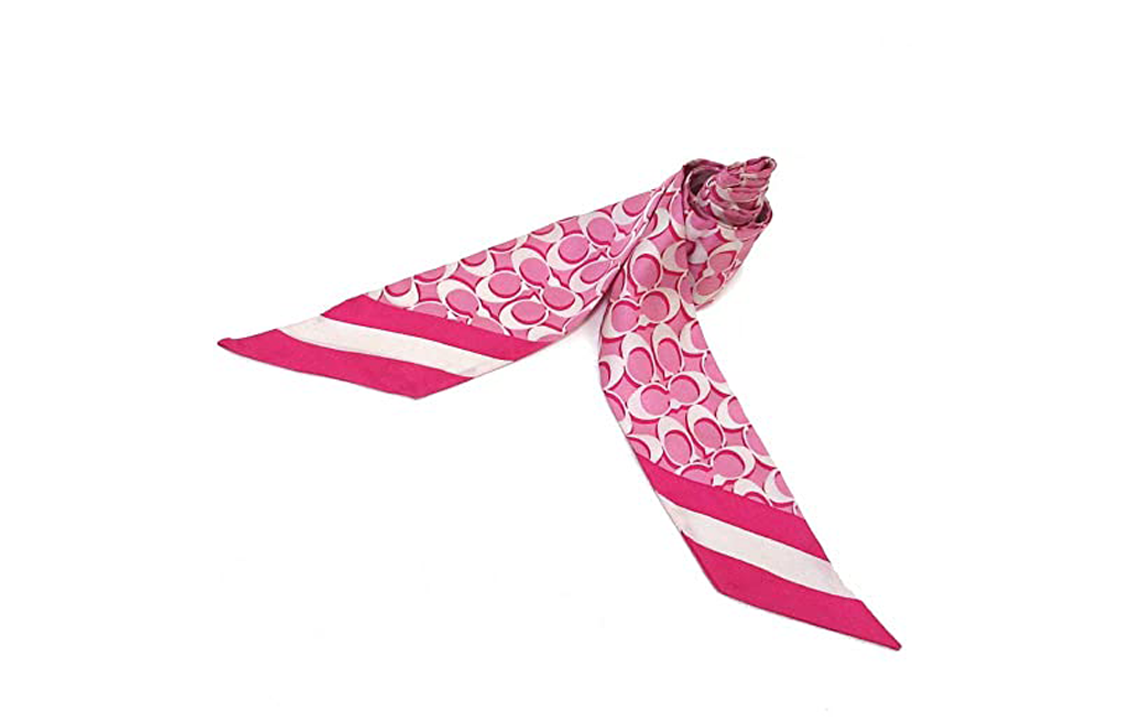 (Women) COACH Signature Print Silk Scarf for Women C8363-SCQ