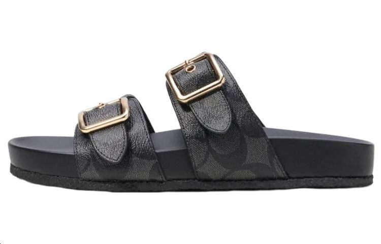 (Women) Coach Slide 'Simple Comfort Black' CK412-PVP