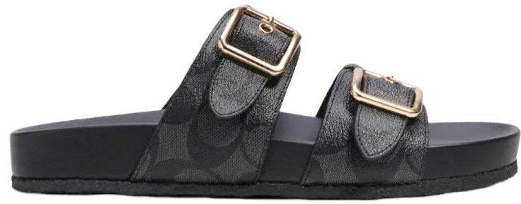 (Women) Coach Slide 'Simple Comfort Black' CK412-PVP Order (Women) Coach Slide 'Simple Comfort Black' CK412-PVP