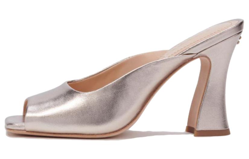 Buy COACH蔻馳 一字拖鞋 女款 銀色