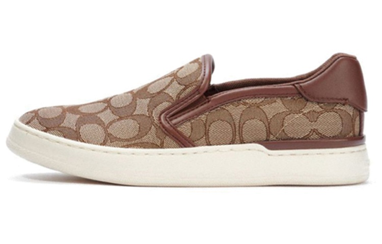 (Women) Coach Slip-On 'Khaki Fashion' C4393_KHSD