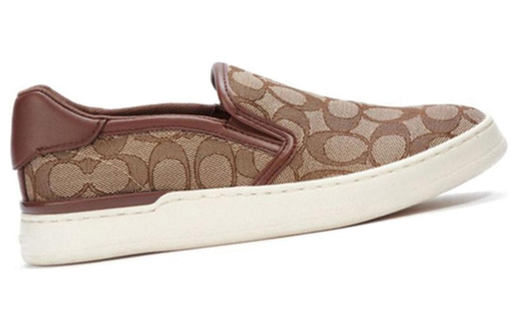 Lookbook (W) コーチ 簡単スリッポン (カーキ) C4393_KHSD