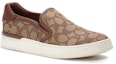 Shop (W) Coach Slip-On 'Khaki Fesyen' C4393_KHSD