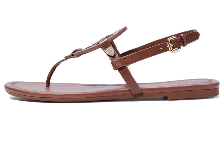 (W) Coach Slip-On Flat 'Fashion Brown Slide'