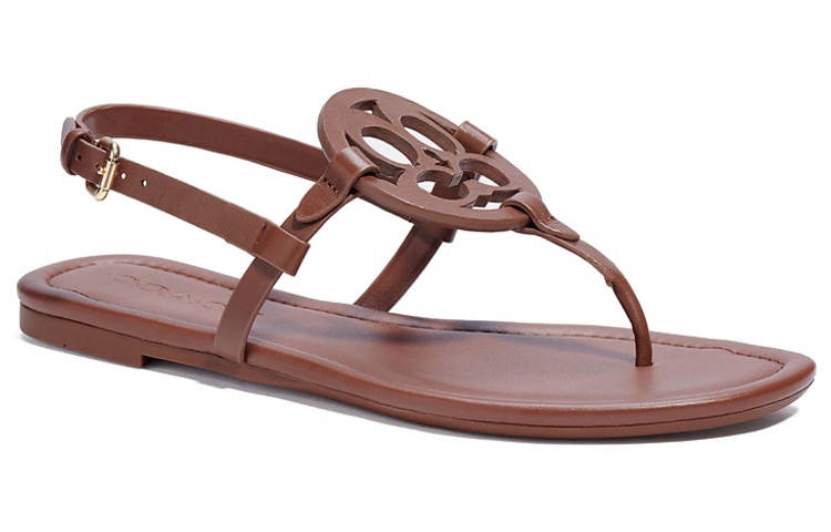 (W) Coach Slip-On Flat 'Fashion Brown Slide' 圖 3