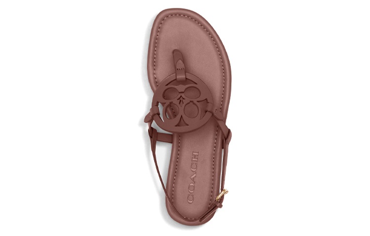 (W) Coach Slip-On Flat 'Fashion Brown Slide' 圖 4