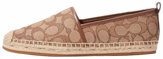 (Women) Coach Slip-On Round Toe Low 'Khaki Jacquard' CG629_FSD (Women) Coach Slip-On Round Toe Low 'Khaki Jacquard' CG629_FSD