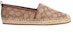 (W) Coach Slip-On Toe Bulat Rendah 'Khaki Jacquard' CG629_FSD
