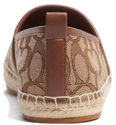 (W) Coach Slip-On Toe Bulat Rendah 'Khaki Jacquard' CG629_FSD Shop (W) Coach Slip-On Toe Bulat Rendah 'Khaki Jacquard' CG629_FSD