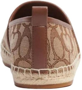 COACH蔻馳 套腳圓頭低筒提花 麻底鞋 女款 卡其色 Purchase COACH蔻馳 套腳圓頭低筒提花 麻底鞋 女款 卡其色