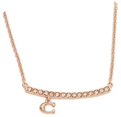 (W) COACH Kalung Wanita Cantik Emas Mawar Mewah Ringan dengan Senyum C 91431-RGD Buy (W) COACH Kalung Wanita Cantik Emas Mawar Mewah Ringan dengan Senyum C 91431-RGD