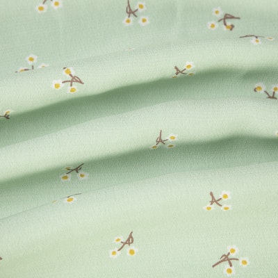 (W) コーチ SS22 グリーンフローラルプリント ストレートレッグカジュアルパンツ CA711-GN Sizing (W) コーチ SS22 グリーンフローラルプリント ストレートレッグカジュアルパンツ CA711-GN