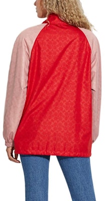 (W) 蔻驰 2022春夏 红色拼色单排扣夹克 CA705-DN8 Shop (W) 蔻驰 2022春夏 红色拼色单排扣夹克 CA705-DN8