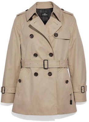 (W) COACH SS22 Gabardina Kaki Doble Botonadura Largo Medio. F33970-EAL Order (W) COACH SS22 Gabardina Kaki Doble Botonadura Largo Medio. F33970-EAL