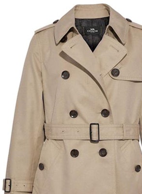 (W) COACH SS22 Gabardina Kaki Doble Botonadura Largo Medio. F33970-EAL Lookbook (W) COACH SS22 Gabardina Kaki Doble Botonadura Largo Medio. F33970-EAL