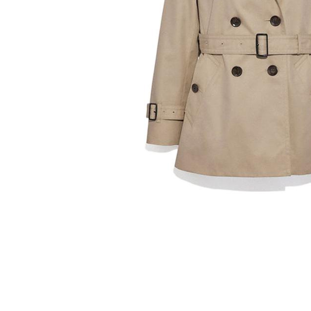 Shop (W) COACH SS22 Gabardina Kaki Doble Botonadura Largo Medio. F33970-EAL