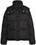Buy (Women) COACH SS23 Black Hooded Down Jacket with Stand Collar. CB633-BLK