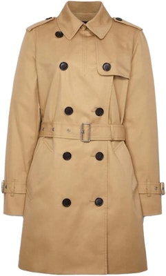 (Women) COACH SS23 Double-Breasted Belted Trench Coat Khaki Color CG043-EAL Order (Women) COACH SS23 Double-Breasted Belted Trench Coat Khaki Color CG043-EAL