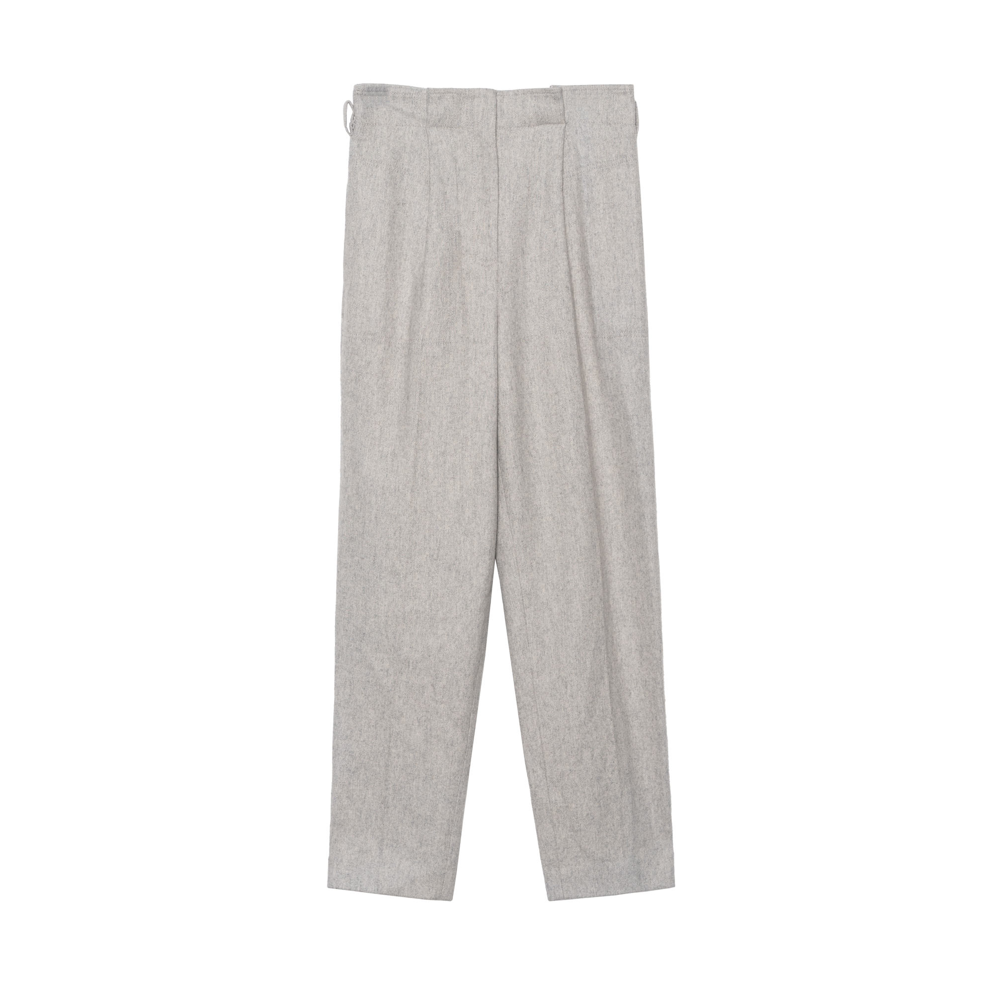 (Women) COACH SS23  High-Waisted Straight-Leg Casual Pants Grey. C0436-GRY