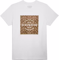 (Women) COACH SS23 Logo Print Crewneck Short Sleeve T-Shirt in White. C8775-WHT (Women) COACH SS23 Logo Print Crewneck Short Sleeve T-Shirt in White. C8775-WHT