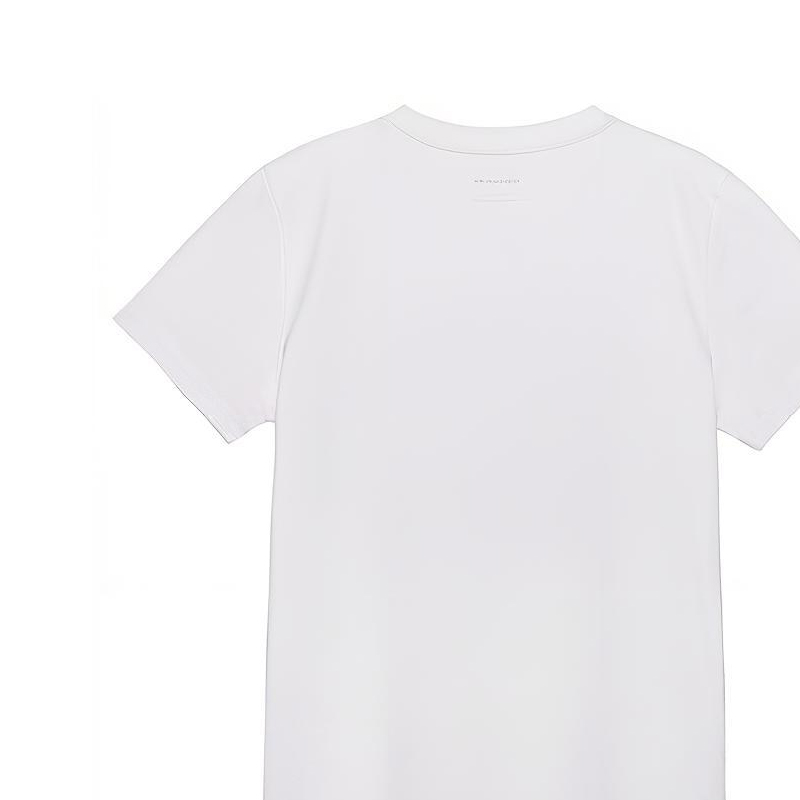 Cheap (W) COACH SS23 Kaos Putih Lengan Pendek Crewneck dengan Logo Print. C8775-WHT