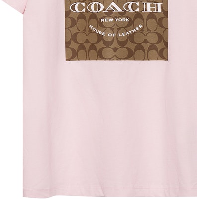 (W) COACH SS23 粉紅標誌印花圓領T恤。 C8775-LPK Purchase (W) COACH SS23 粉紅標誌印花圓領T恤。 C8775-LPK